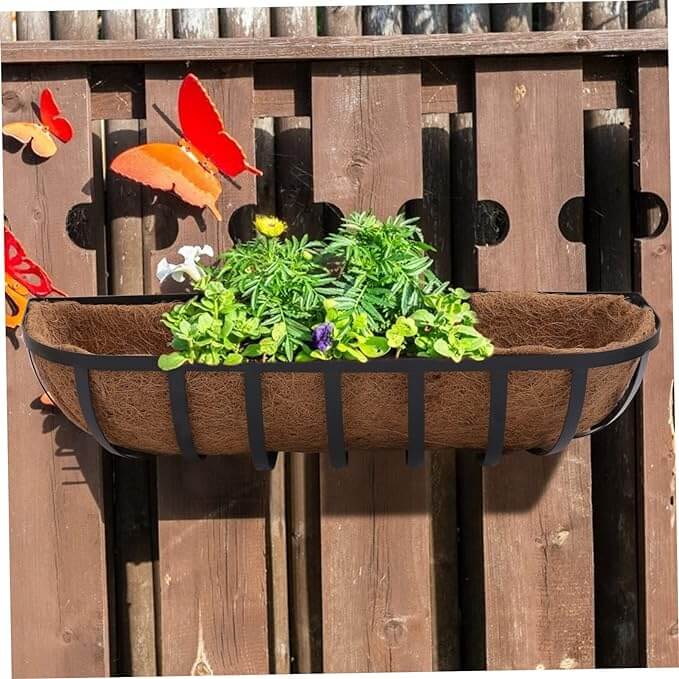 Grow Rich Coir Metal strip Basket