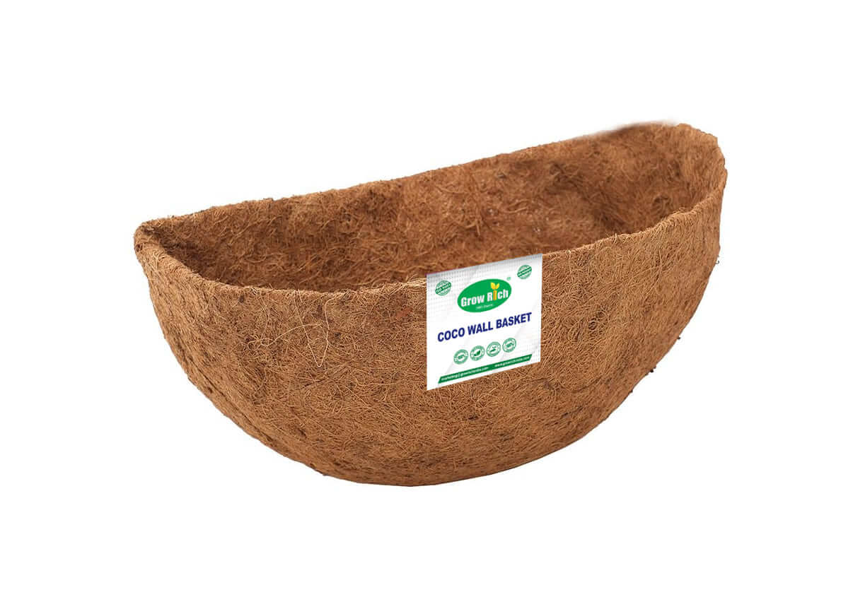 Grow Rich Coco Wall Basket 16 Inch